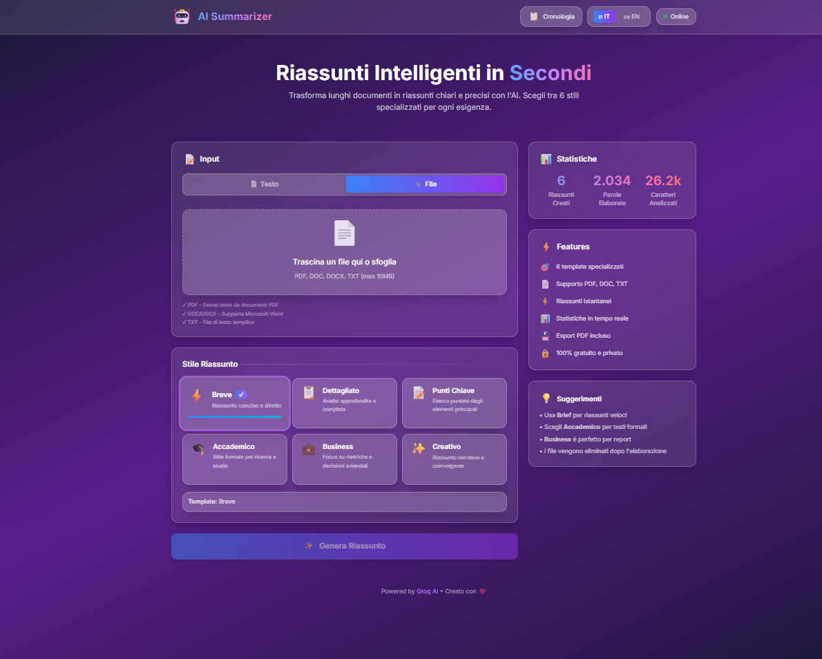 AI Summarizer screenshot 1