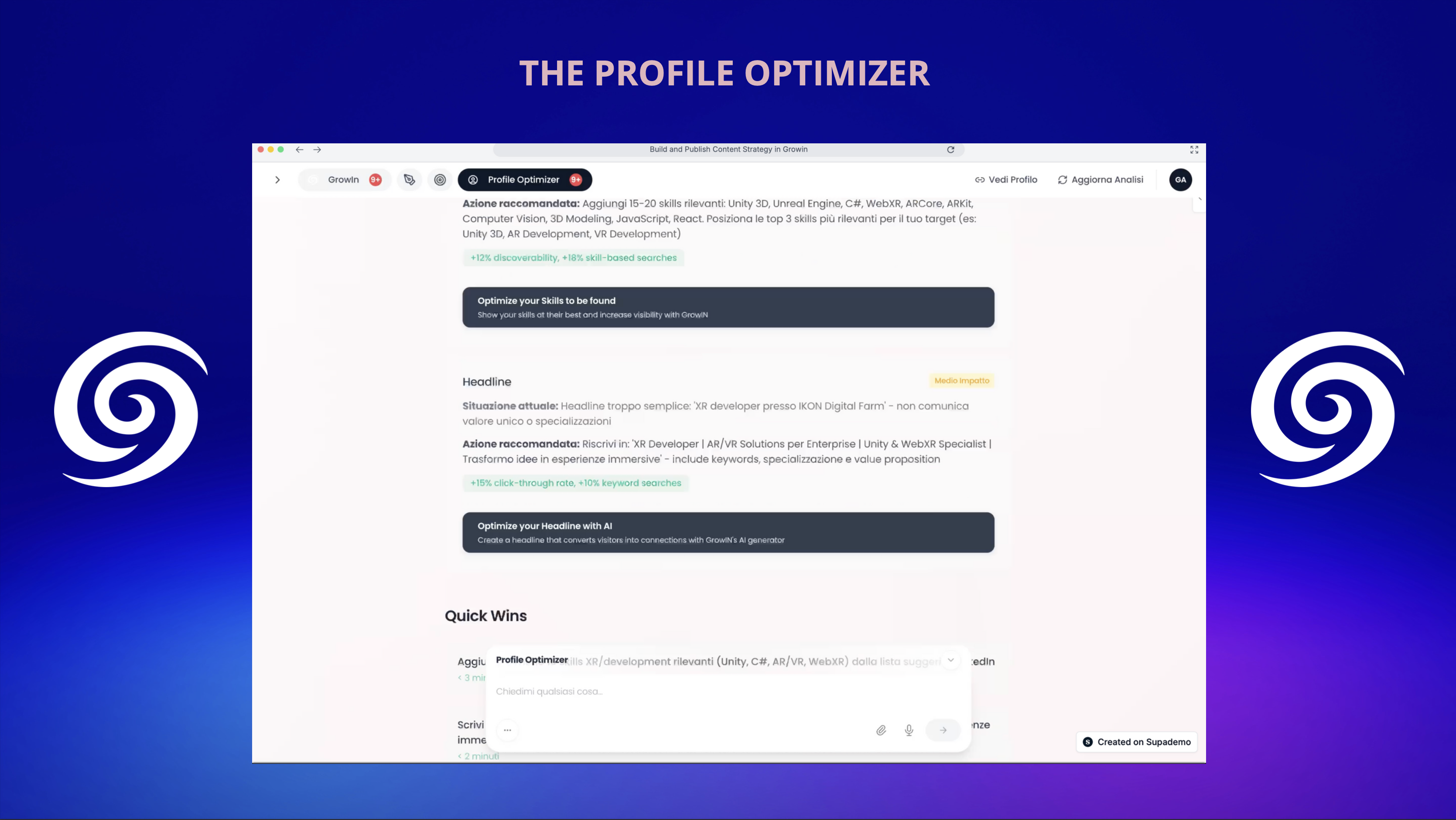 GrowIN - AI Linkedin Consultant screenshot 2