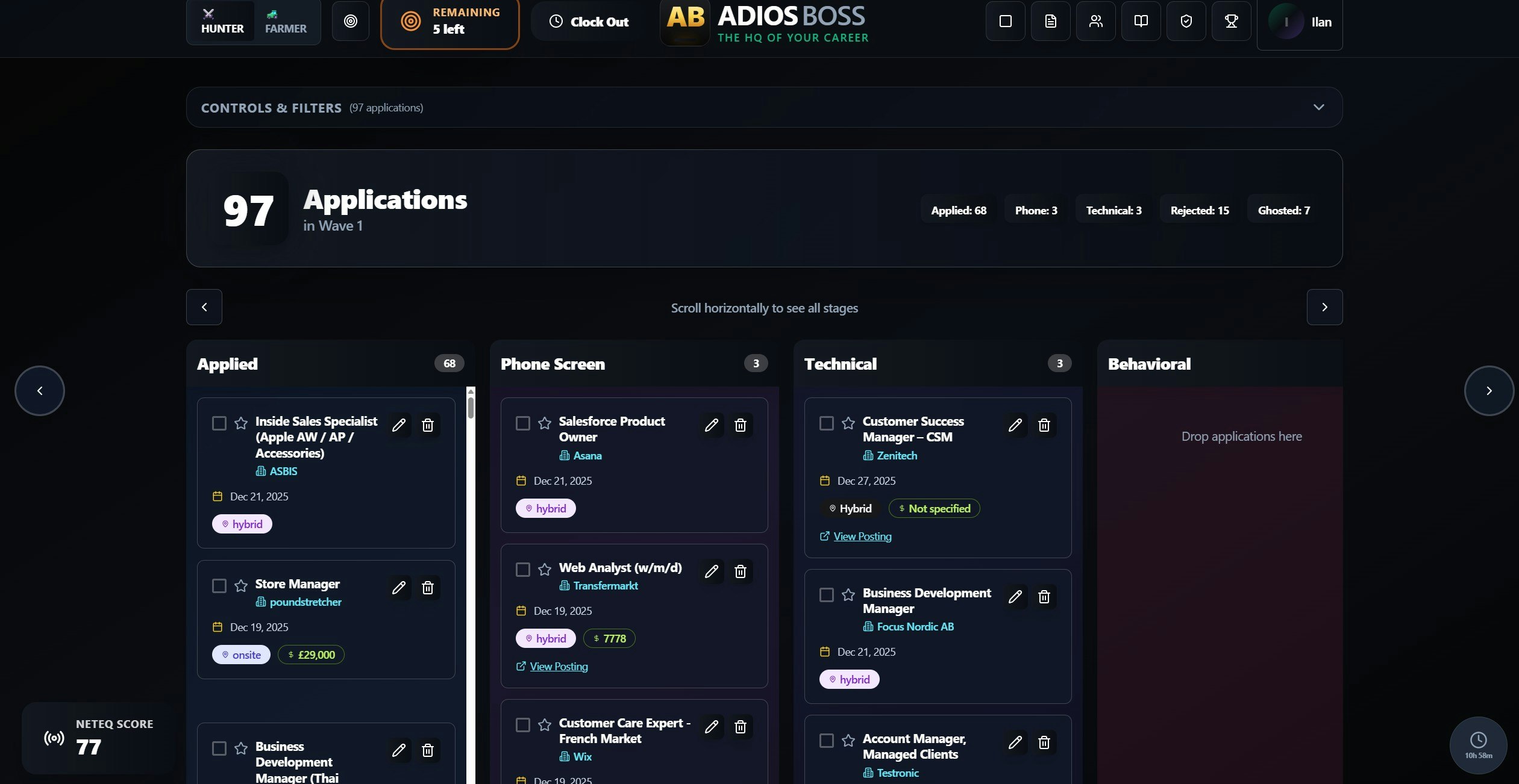 adiosboss.io screenshot 1