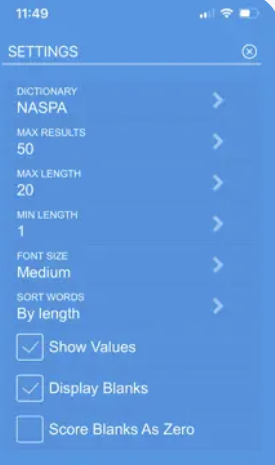 Scrabble Cheat screenshot 2