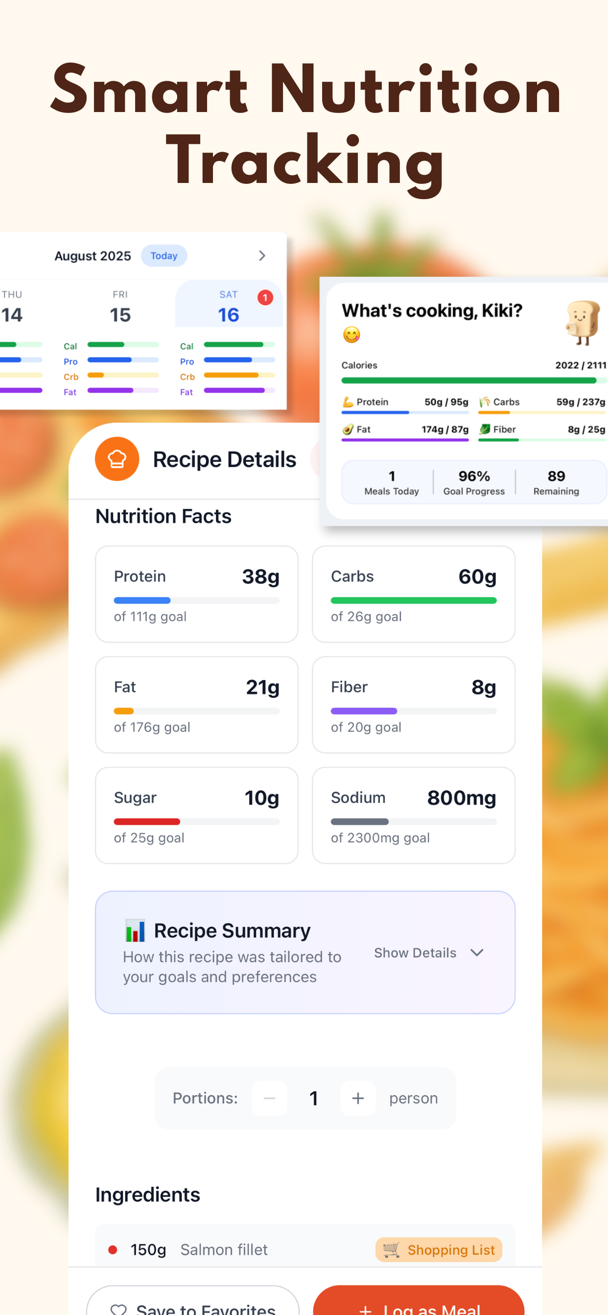 Nosh AI - Recipes & Nutrition (iOS app) screenshot 9