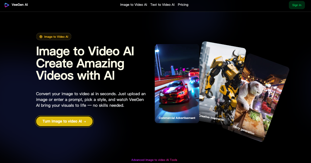 Image to Video AI Generator Online screenshot 1