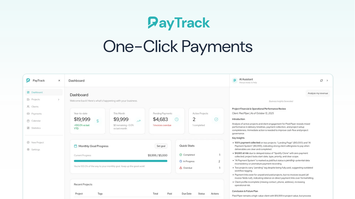 PayTrack screenshot 1