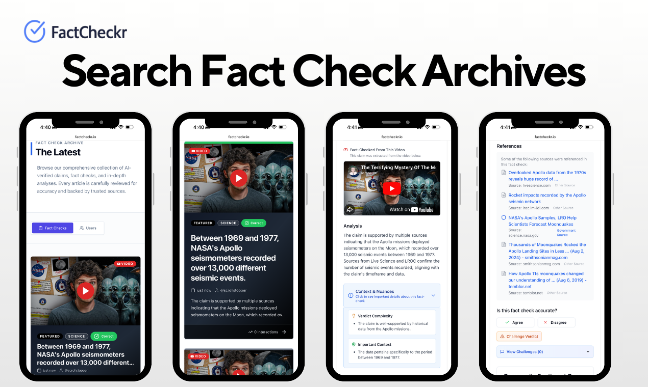 FactCheckr.io screenshot 8