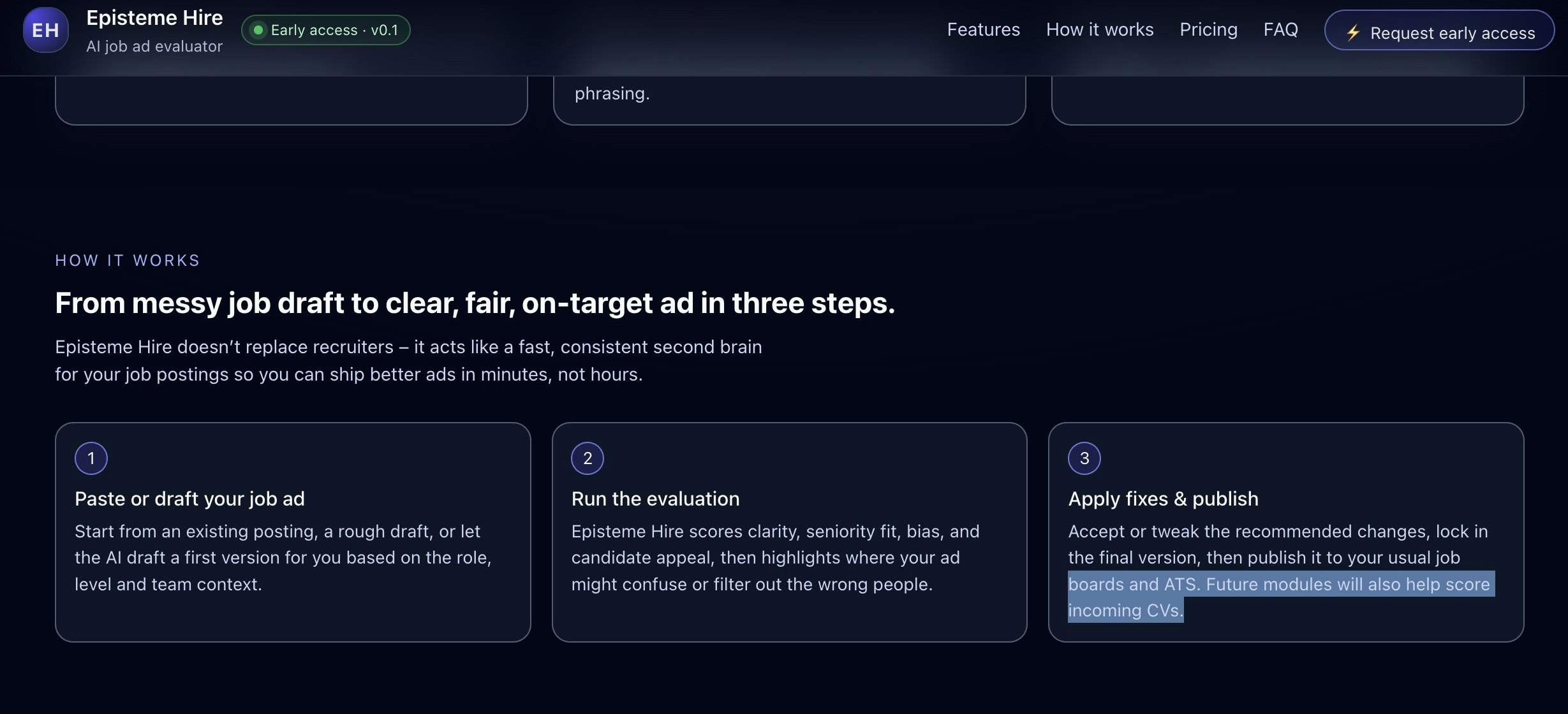 Episteme Hire screenshot 5