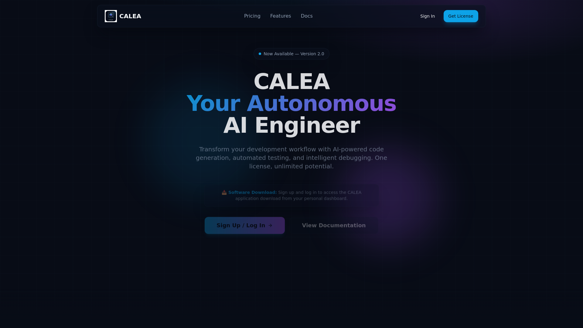 CALEA screenshot 2