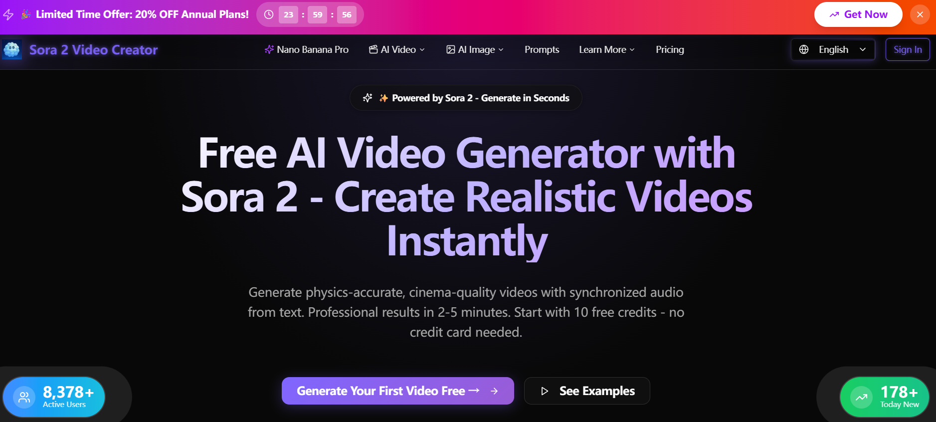 Sora 2 Video Generator screenshot 1