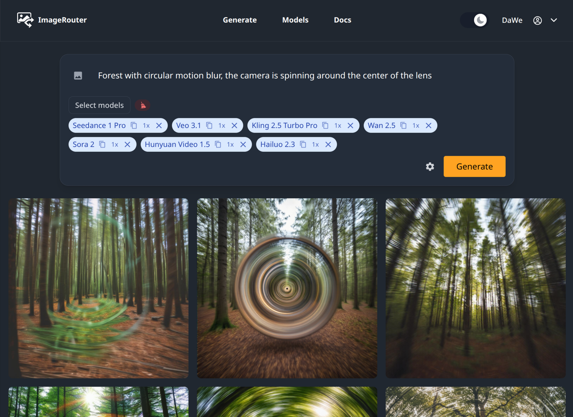 ImageRouter AI Videos screenshot 2
