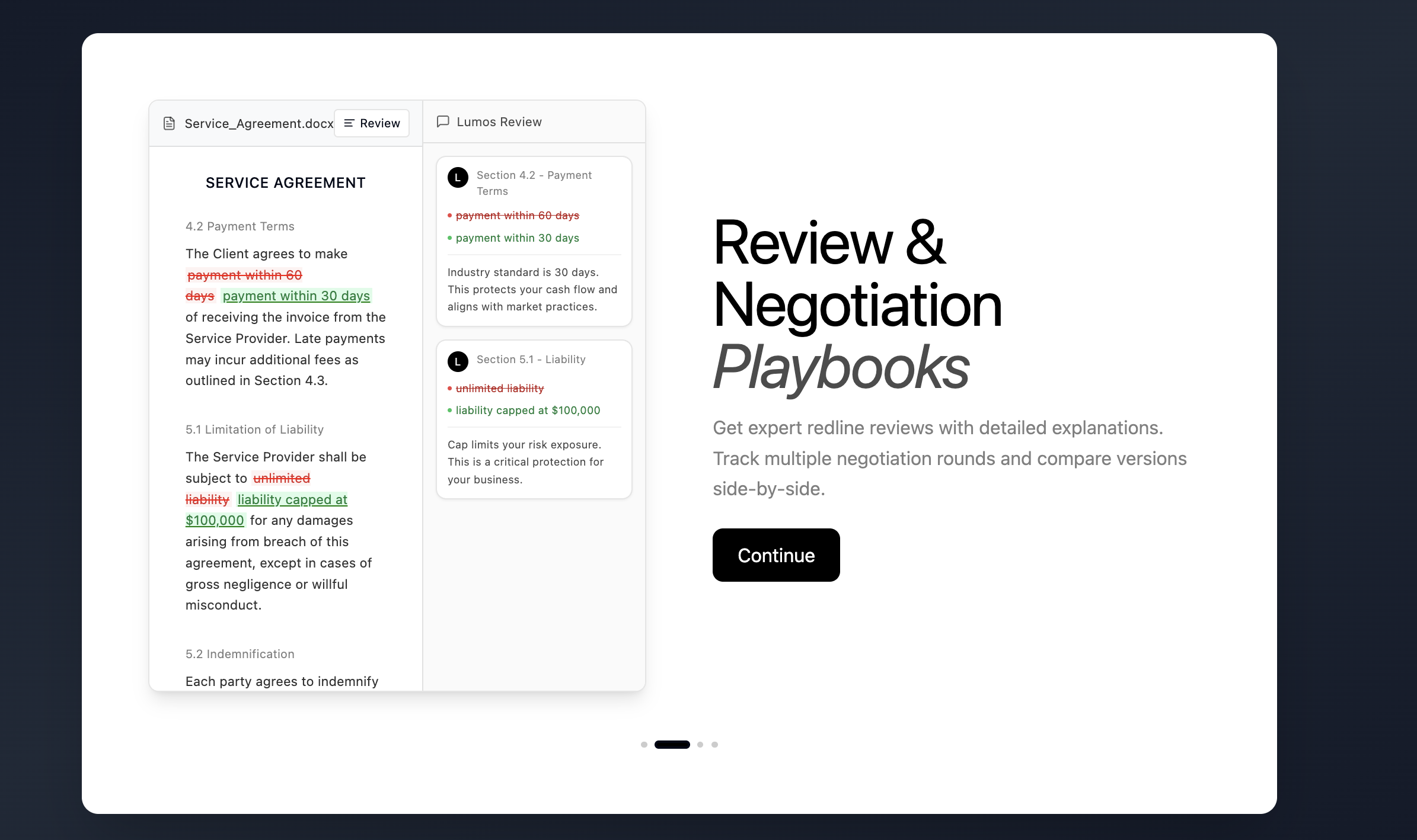 Lumos - Legal AI for startups screenshot 3