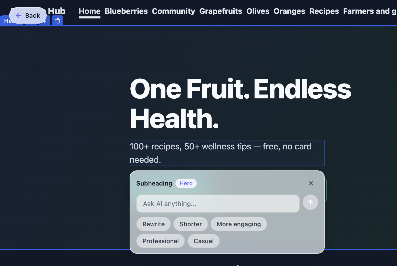 Avocado screenshot 2