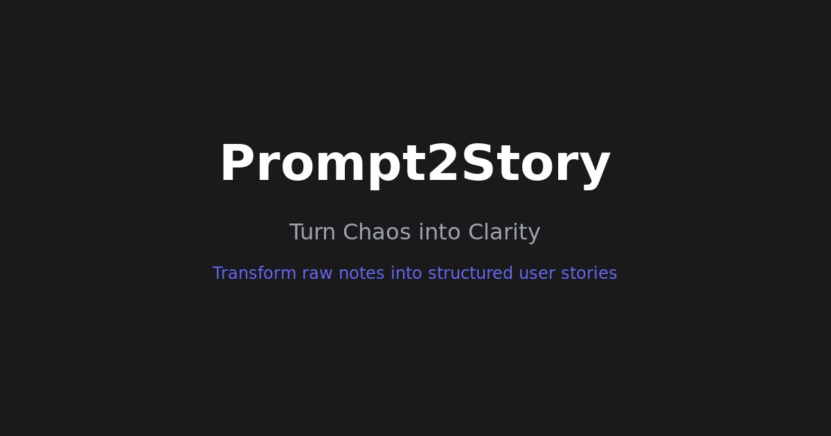 prompt2story  screenshot 1