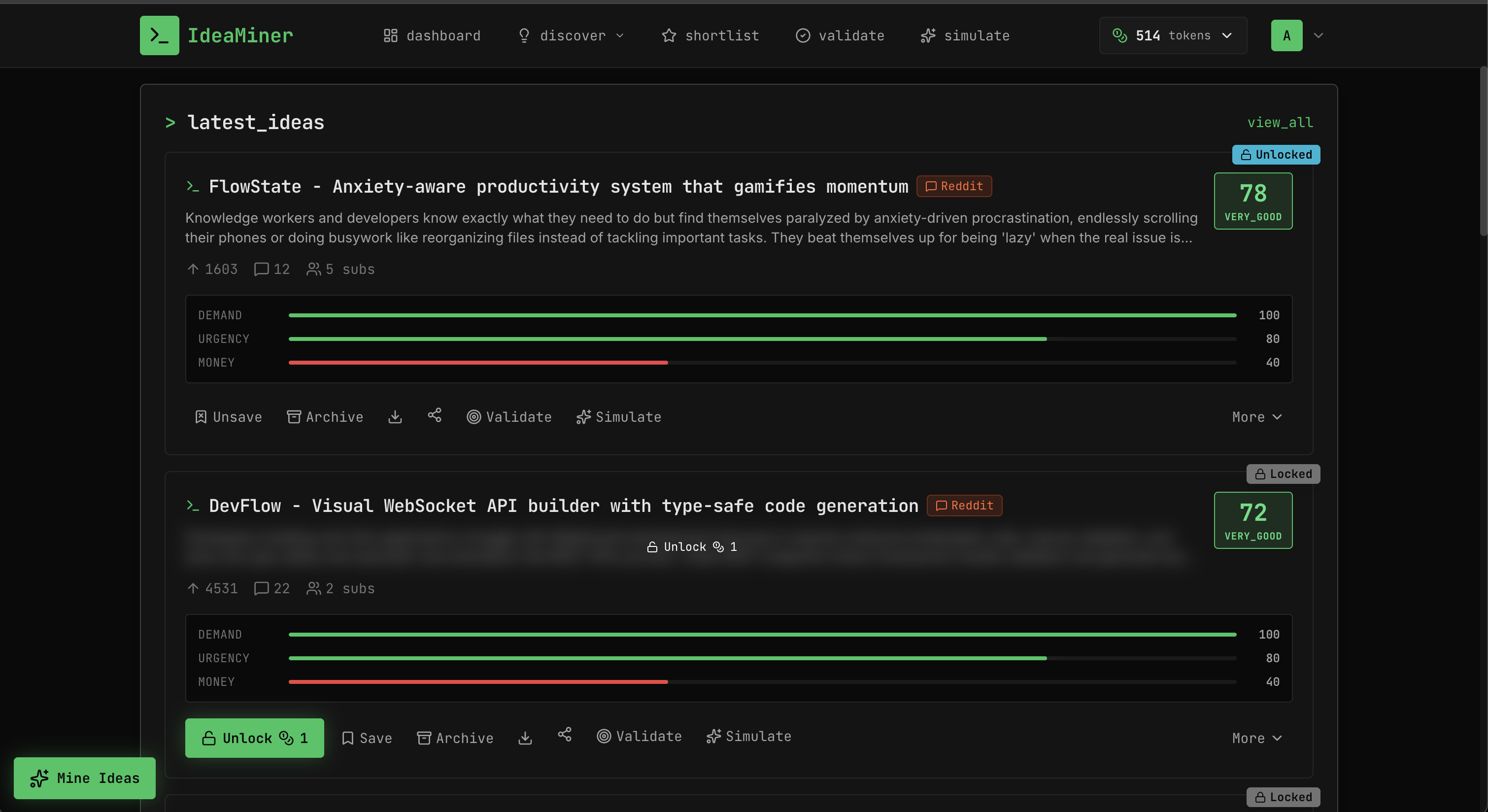 ideaminer  screenshot 3