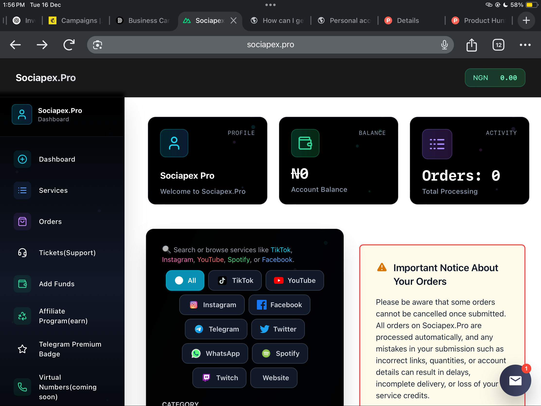 Sociapex.Pro screenshot 4