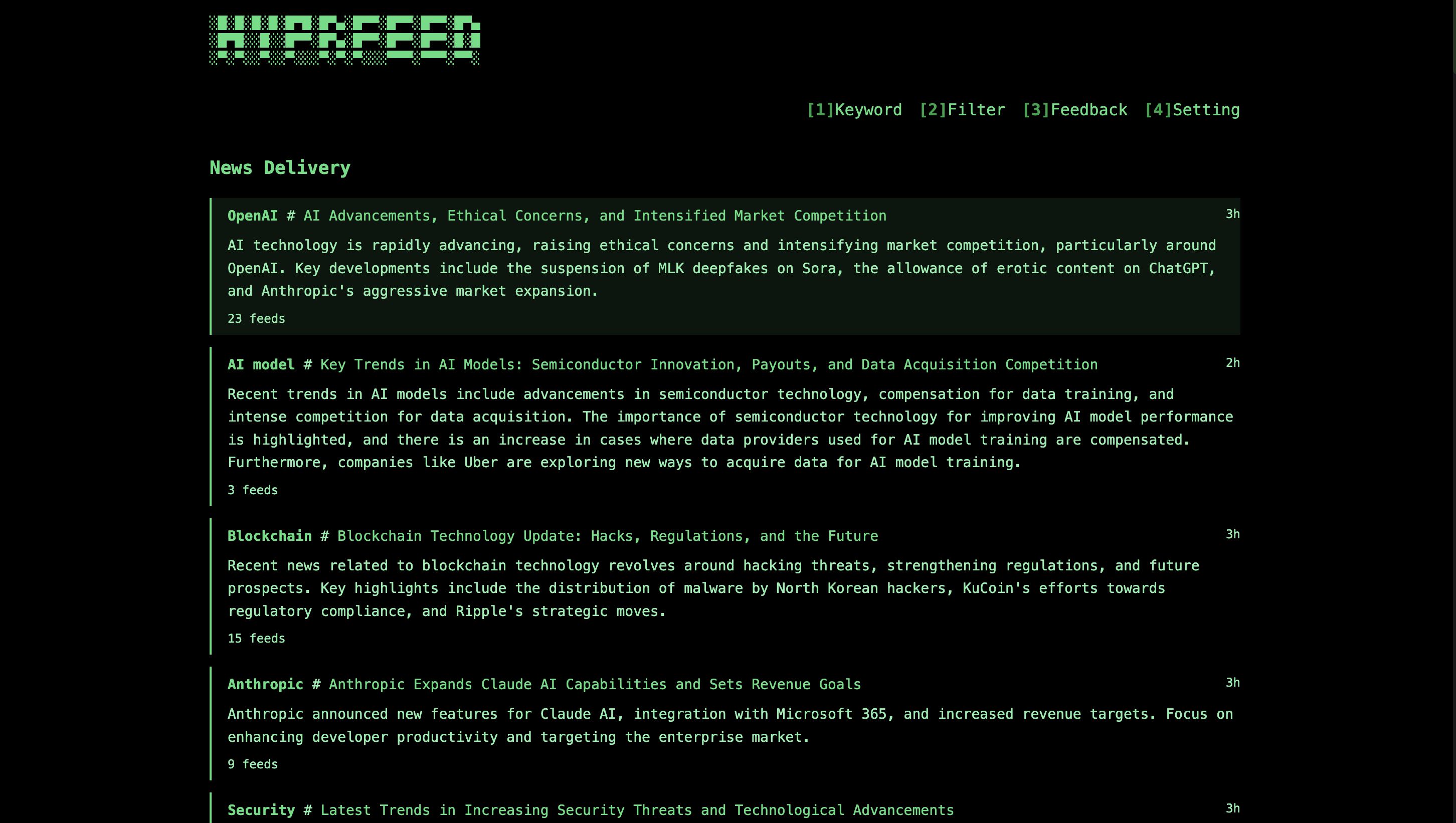 Hyprfeed screenshot 2