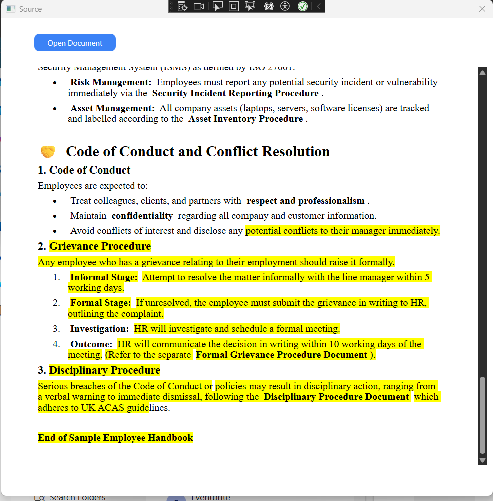 Private Document Chat screenshot 2