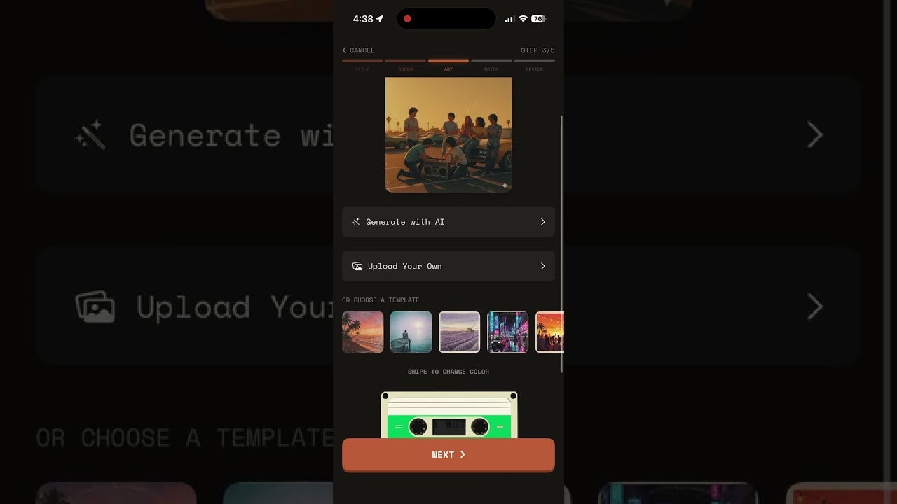 Mixtape screenshot 1