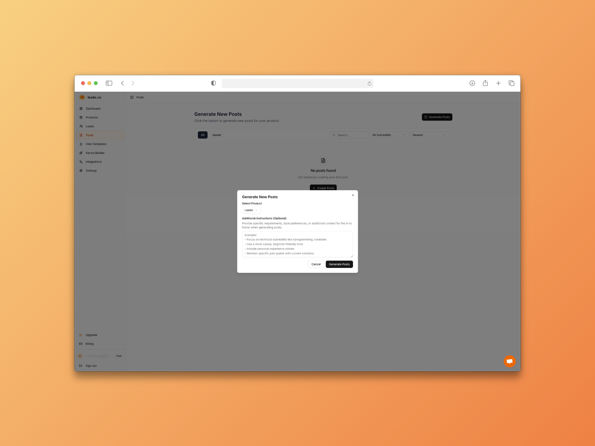 Leado.co screenshot 3