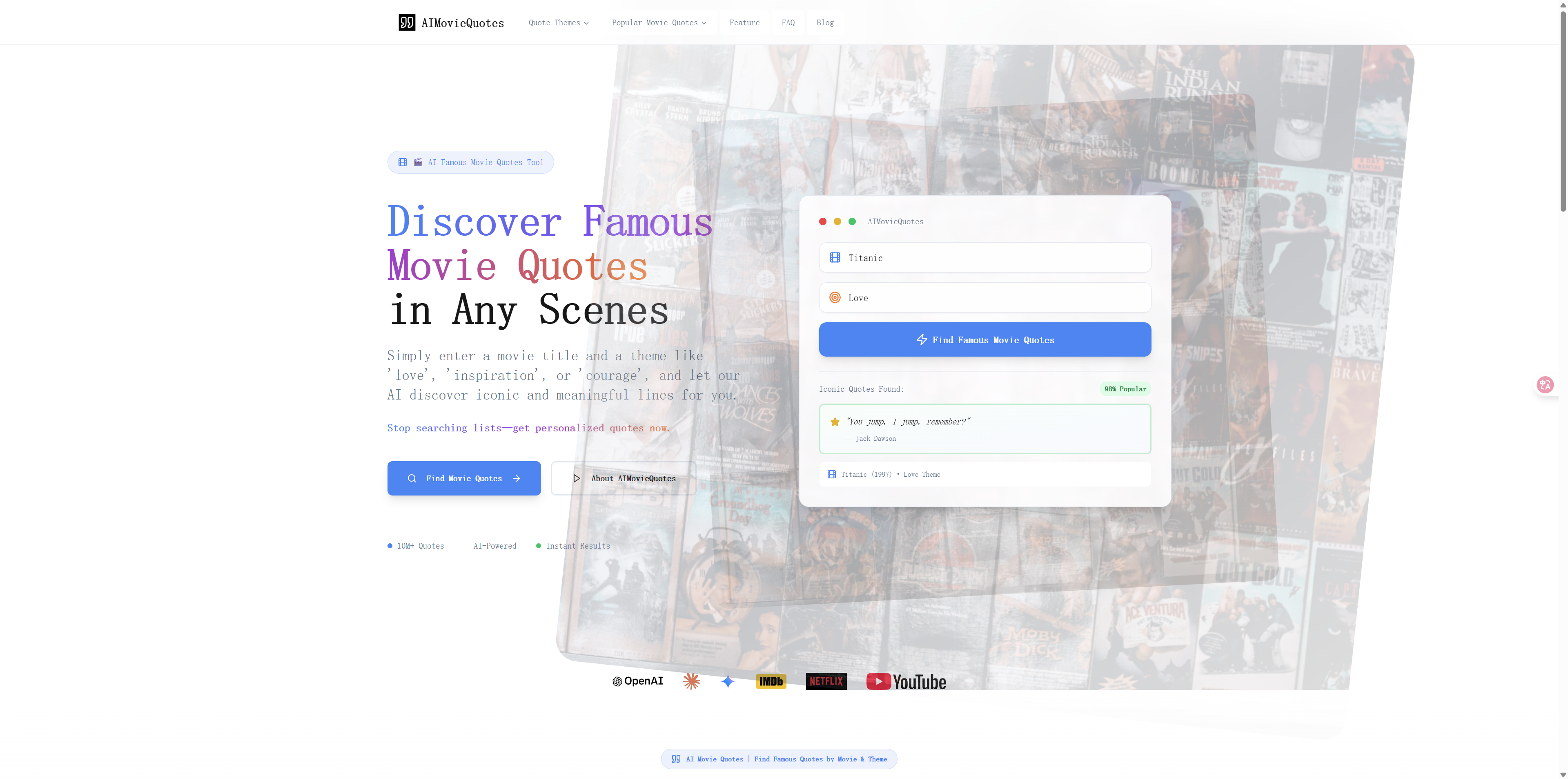 AIMovieQuotes screenshot 1