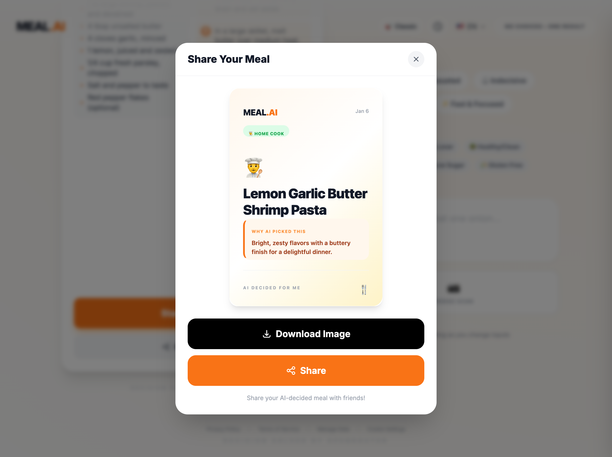 MEAL.AI screenshot 3