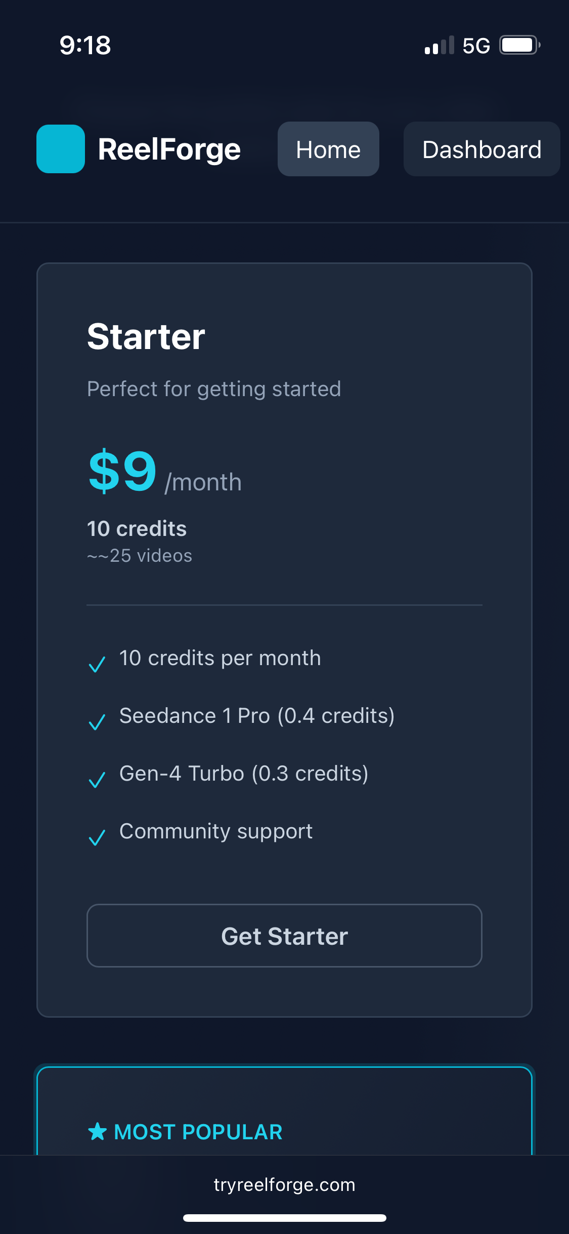 ReelForge screenshot 1