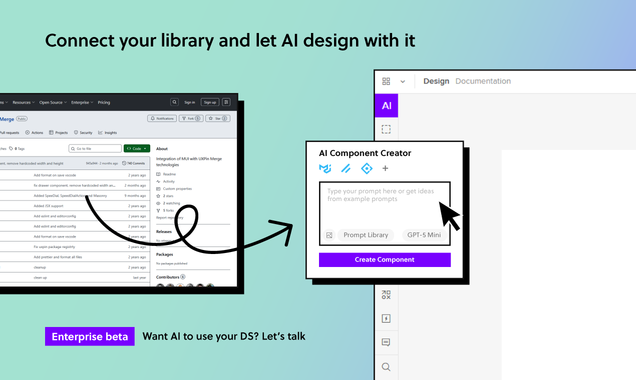 UXPin Merge AI 2.0 screenshot 5