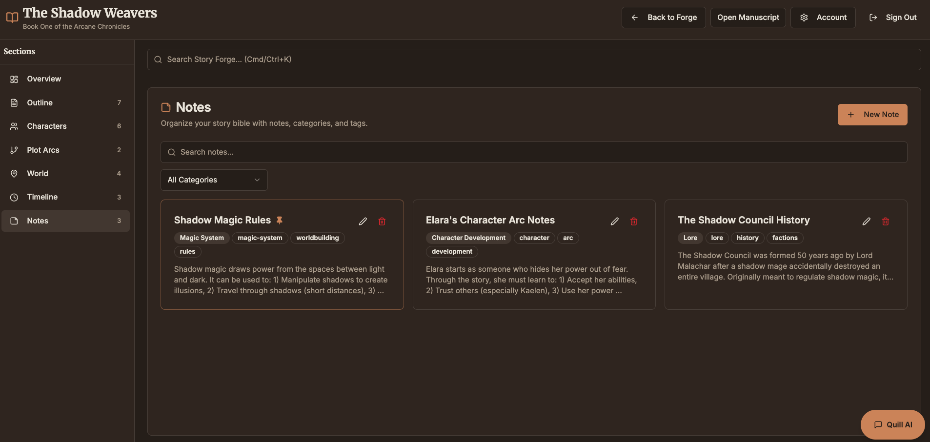 Quill screenshot 8