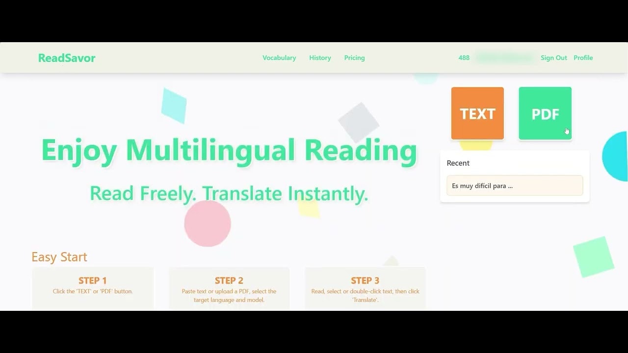 ReadSavor screenshot 1
