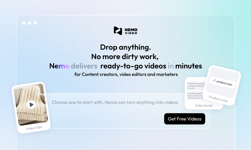 NemoVideo screenshot 1