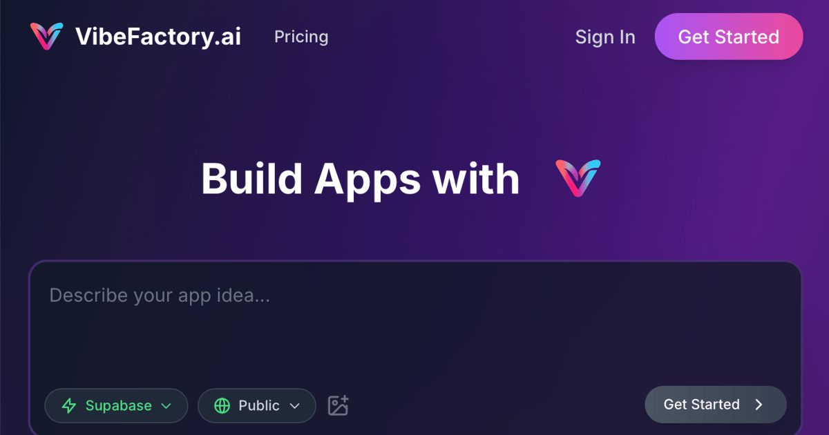 VibeFactory.ai screenshot 2