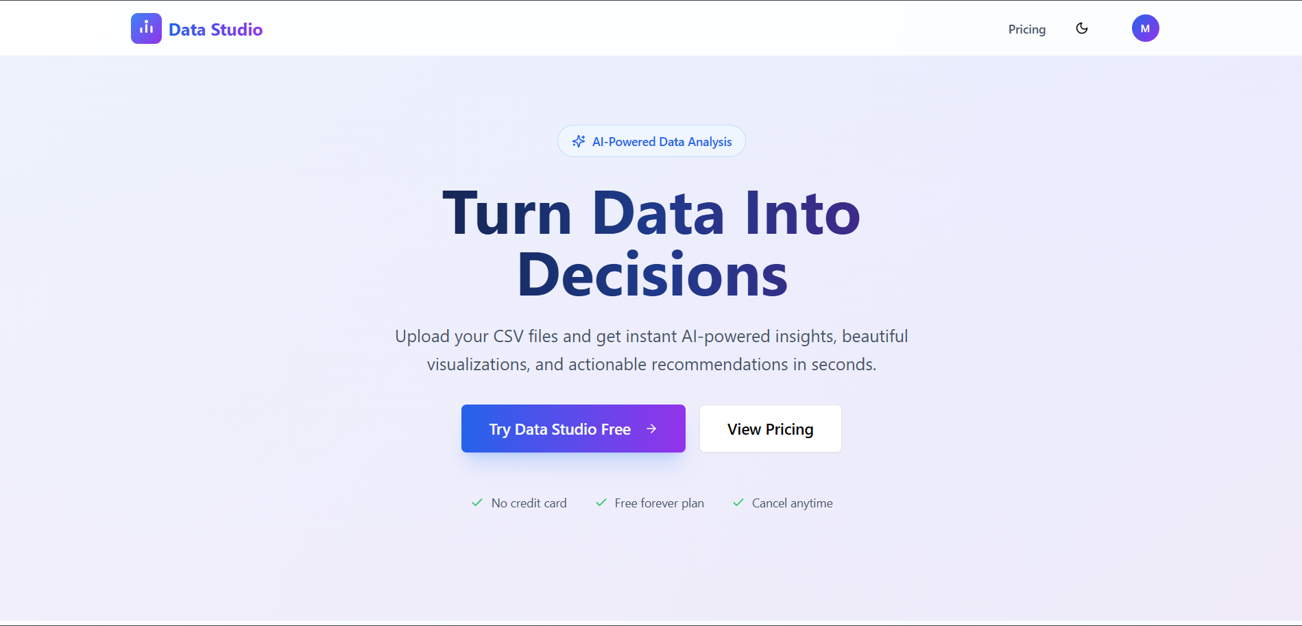 Data Studio screenshot 1
