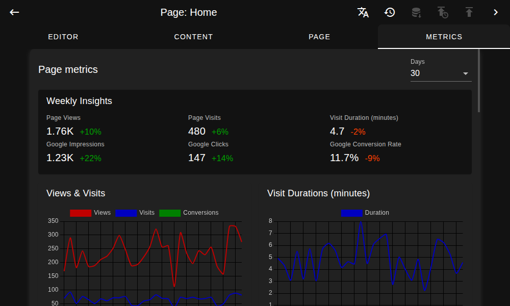 PagibleAI CMS screenshot 3