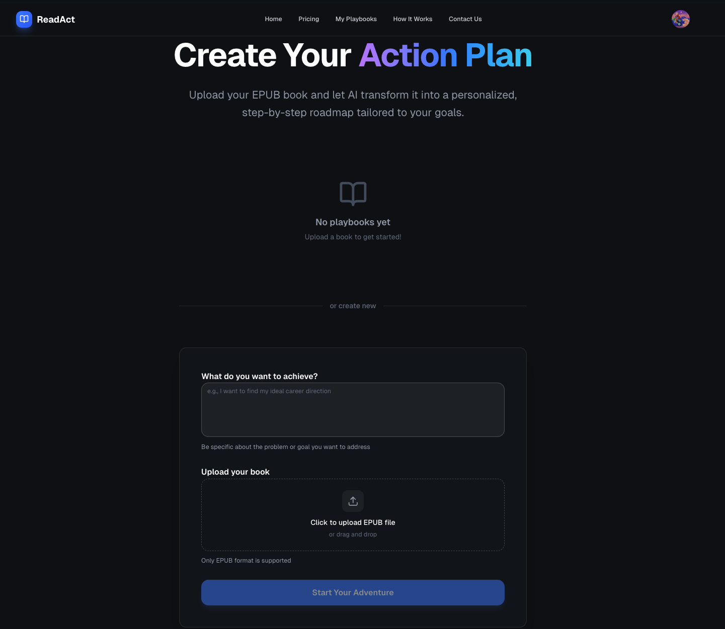 ReadAct screenshot 2