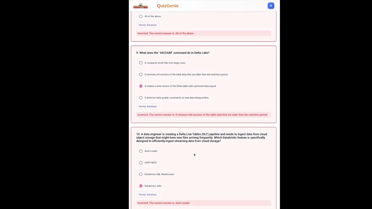QuizGenie screenshot 1