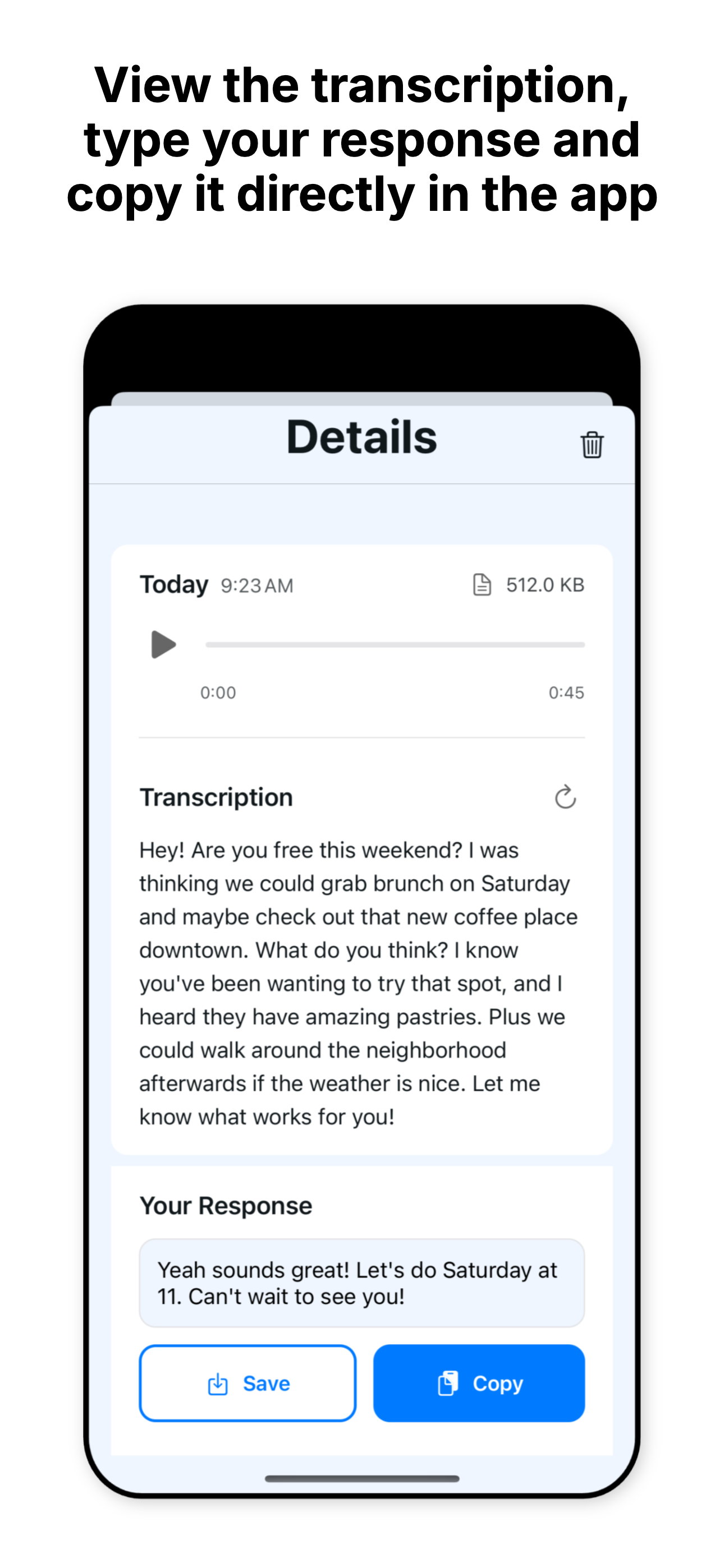 Voice2Text screenshot 2