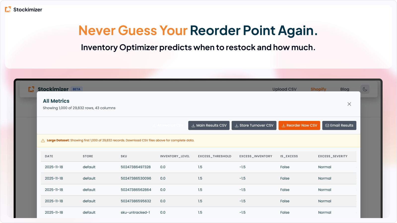 Stockimizer screenshot 7
