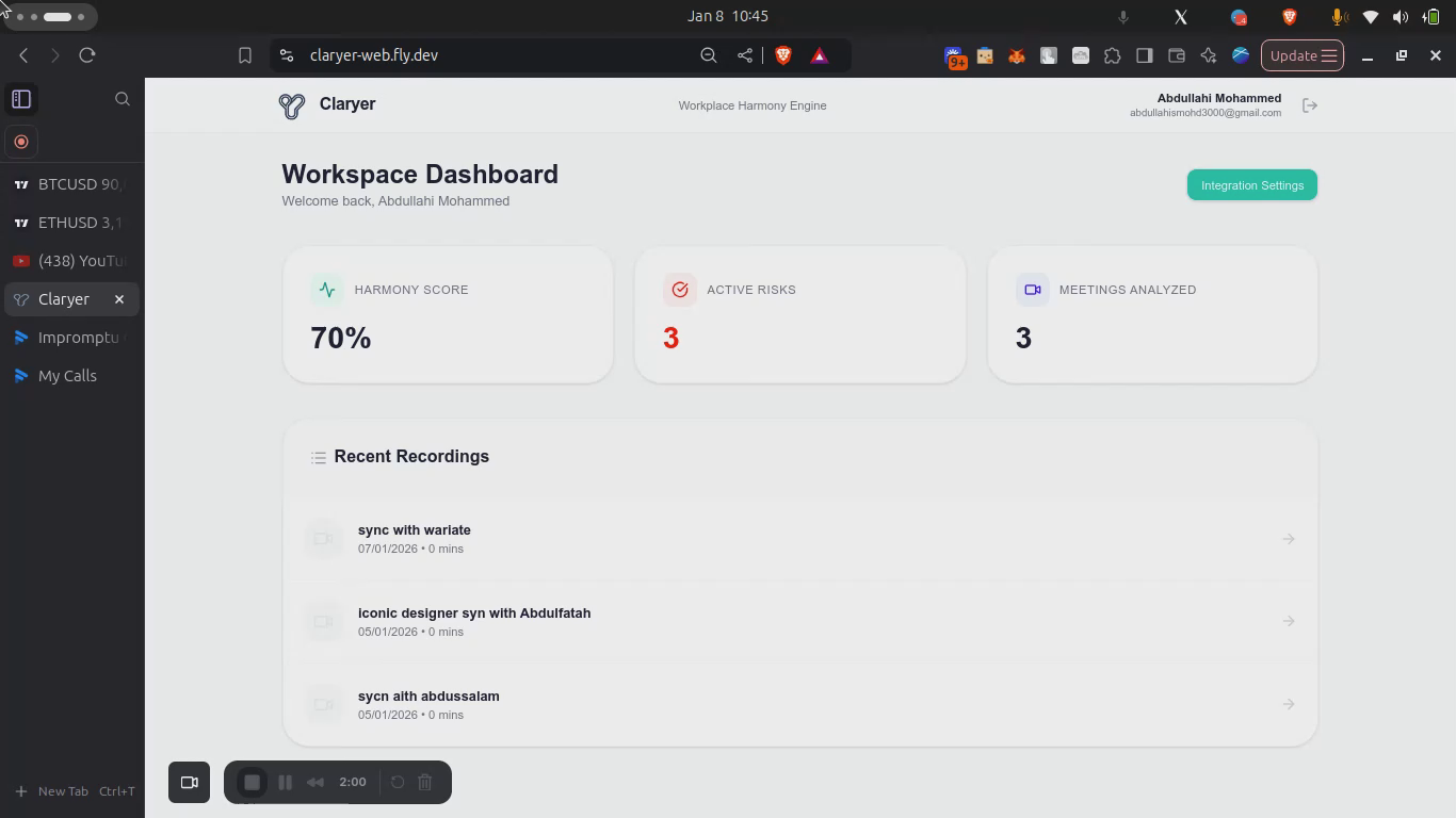 Claryer screenshot 5