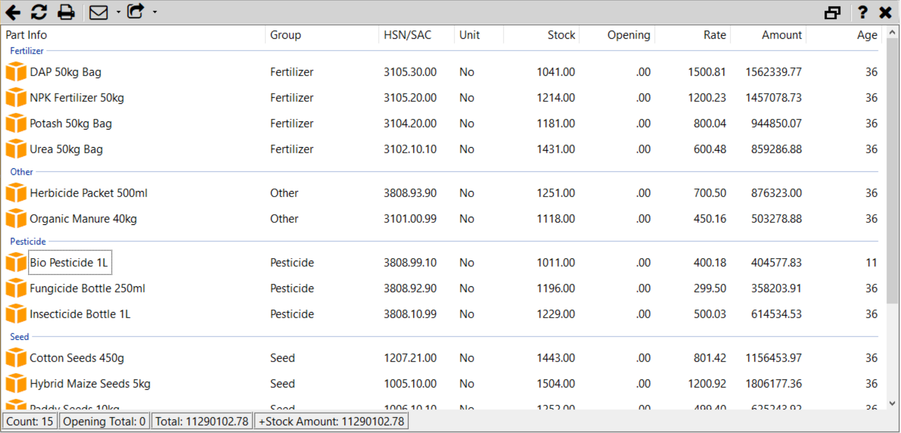 Spark ERP screenshot 14