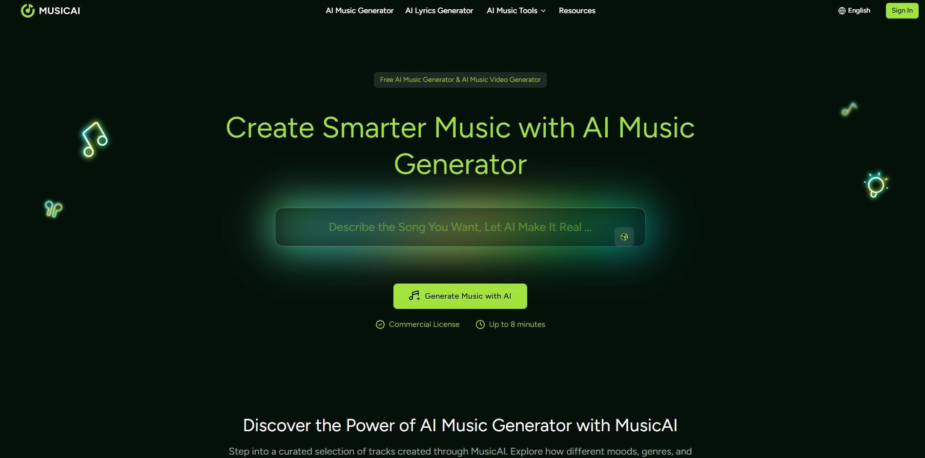 MusicAI: Revolutionizing Music Creation screenshot 1