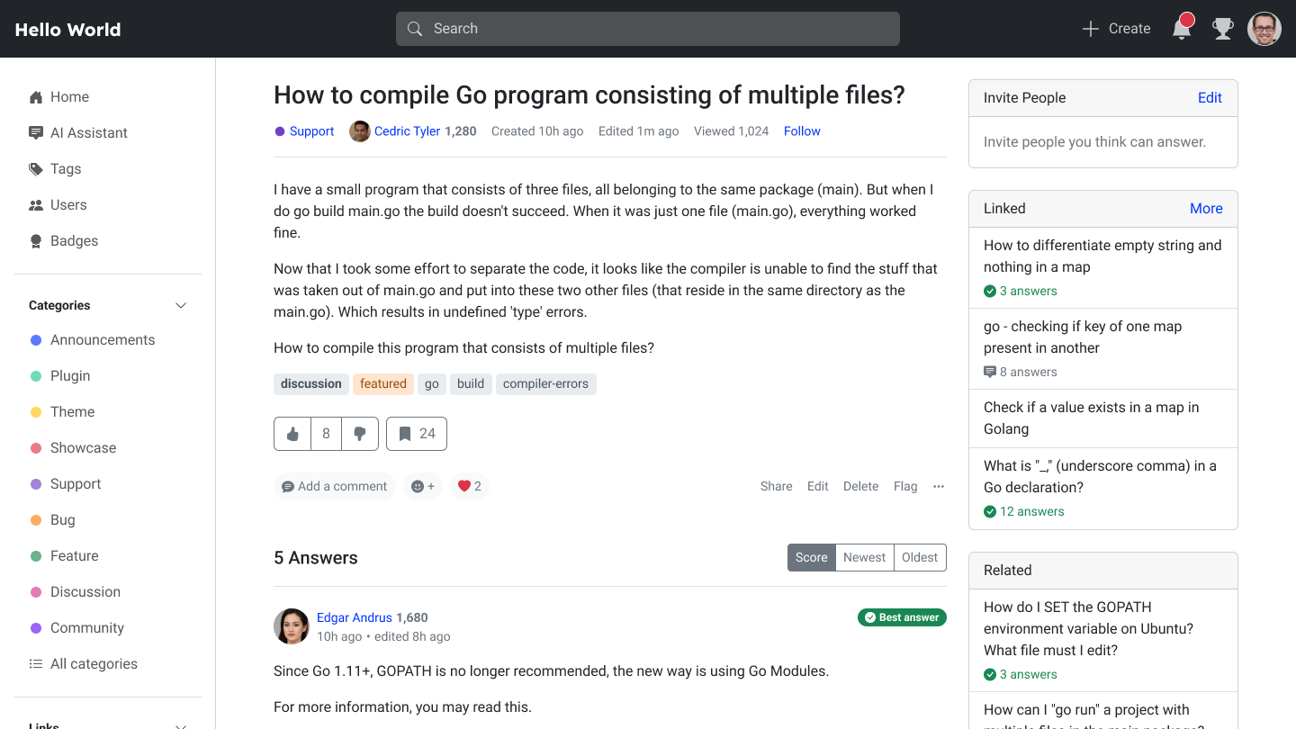 AnswerGrowth screenshot 2