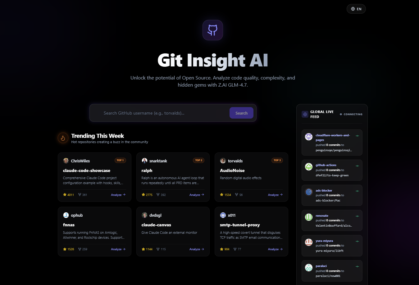 Git Insight AI screenshot 1