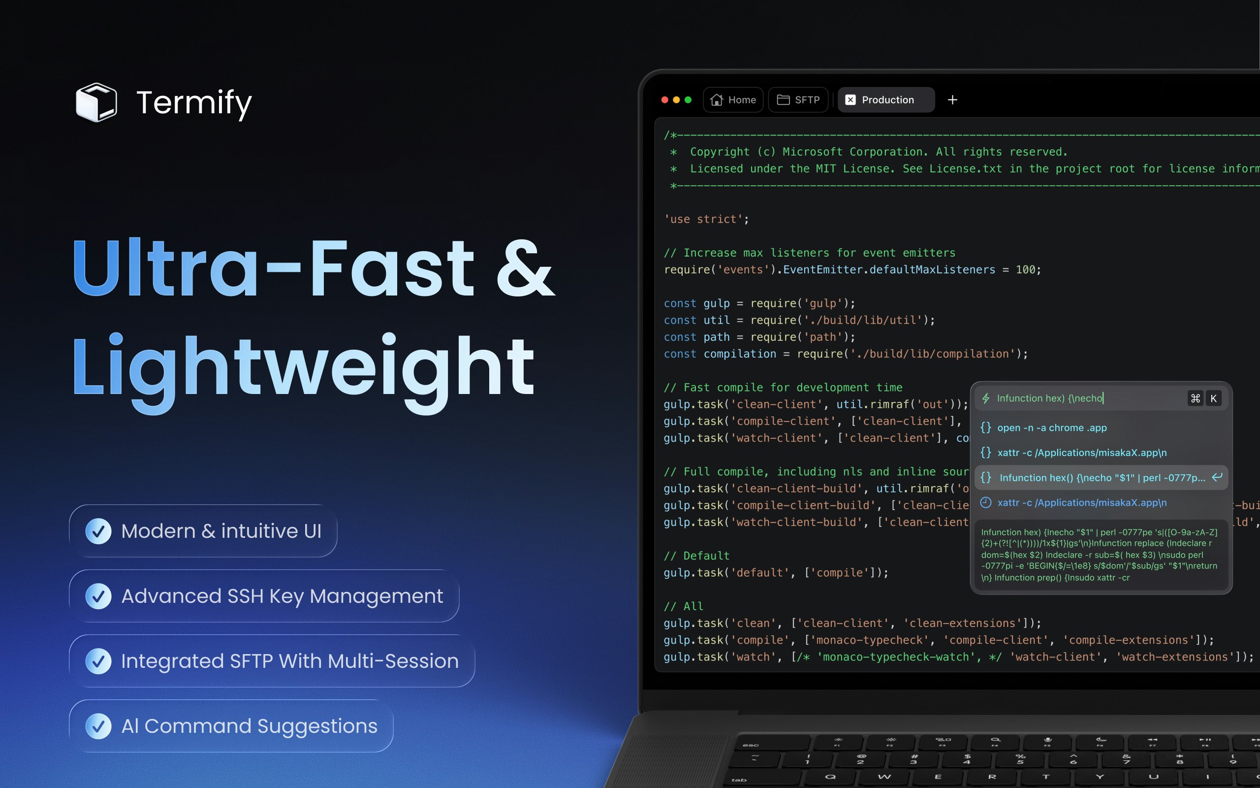 TERMIFY - AI SSH Terminal screenshot 2
