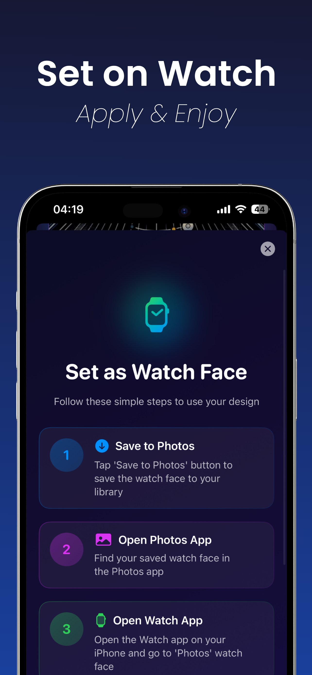 Watch Faces⁺ AI Gallery App screenshot 5