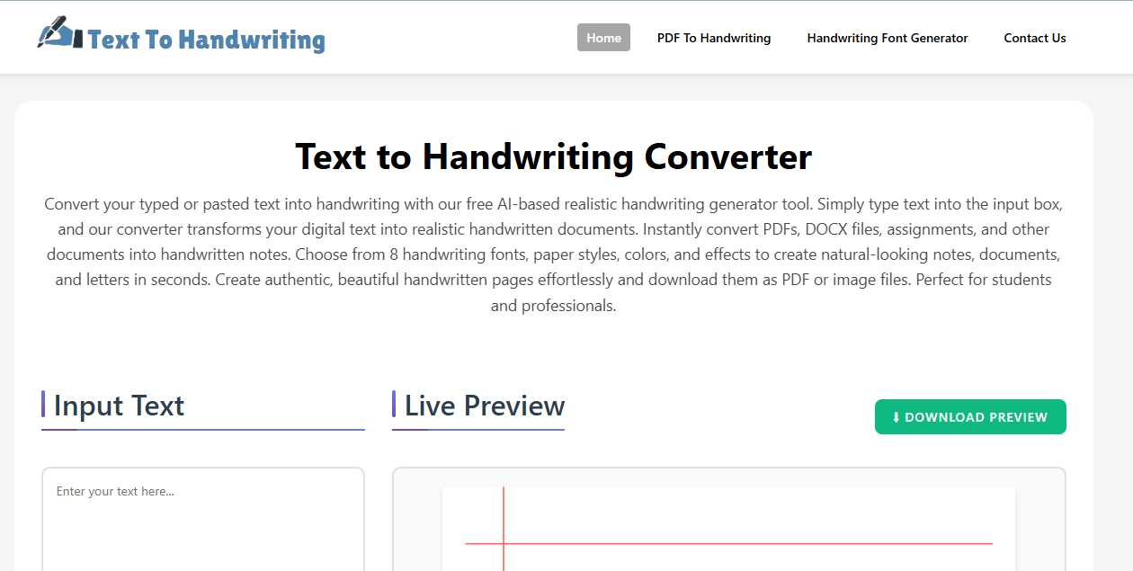 Text to Handwriting screenshot 2