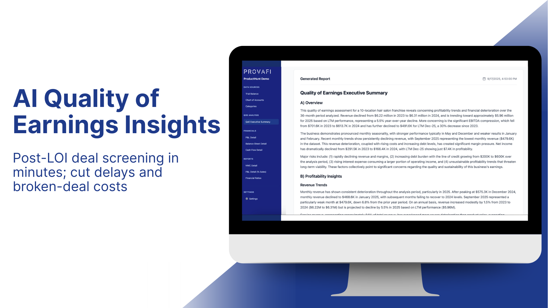 Provafi screenshot 2