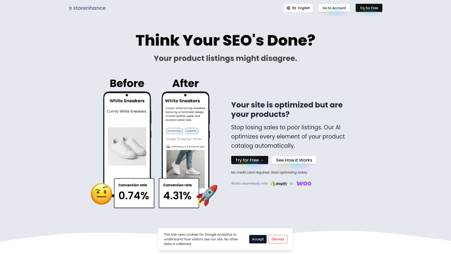 Storenhance: SEO for Product Listing screenshot 1