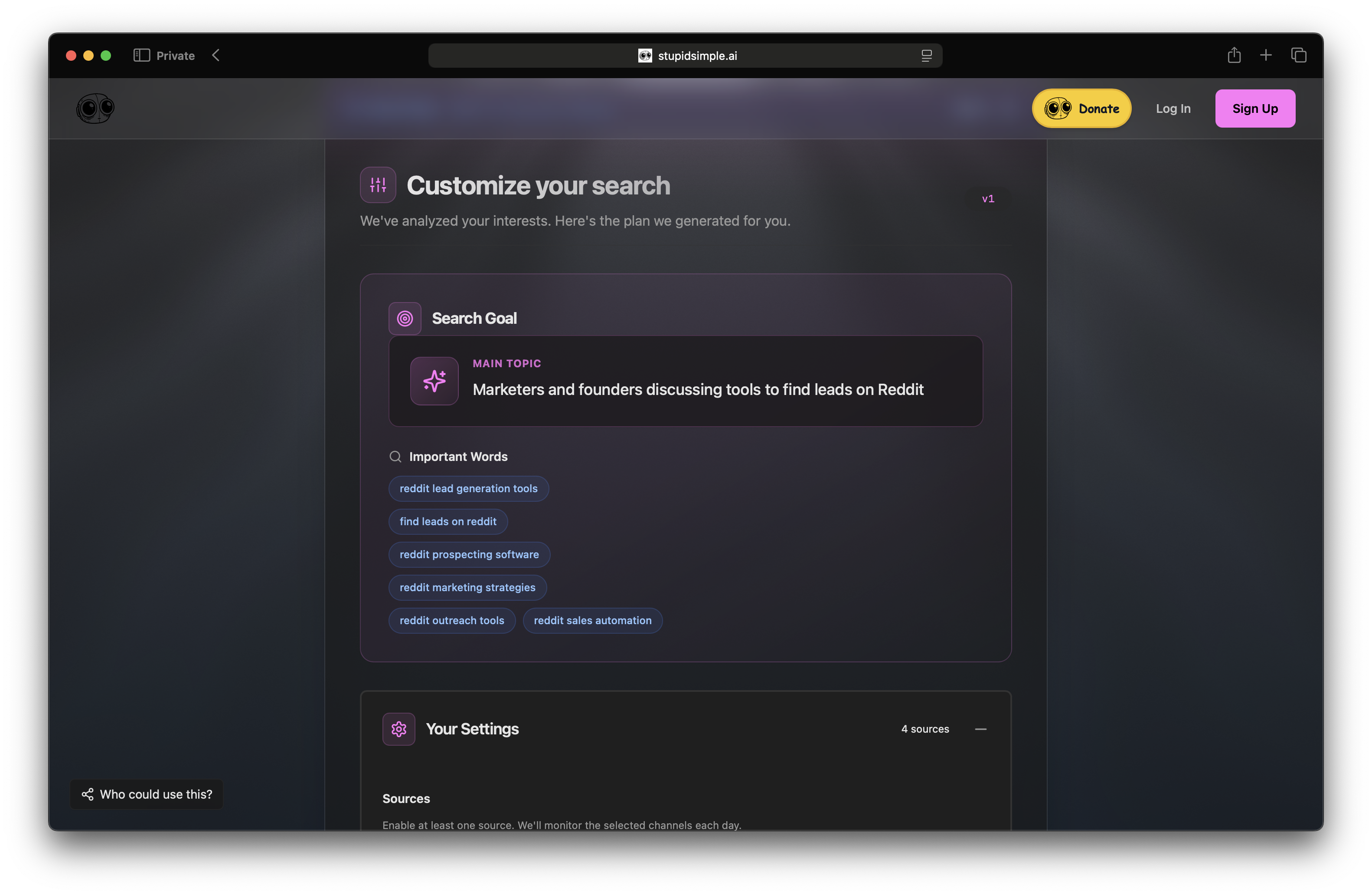 Stupid Simple AI Search screenshot 6