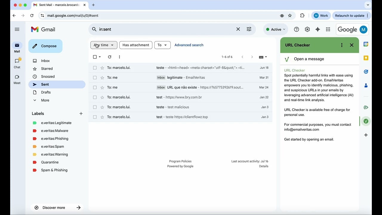 URL Checker screenshot 1