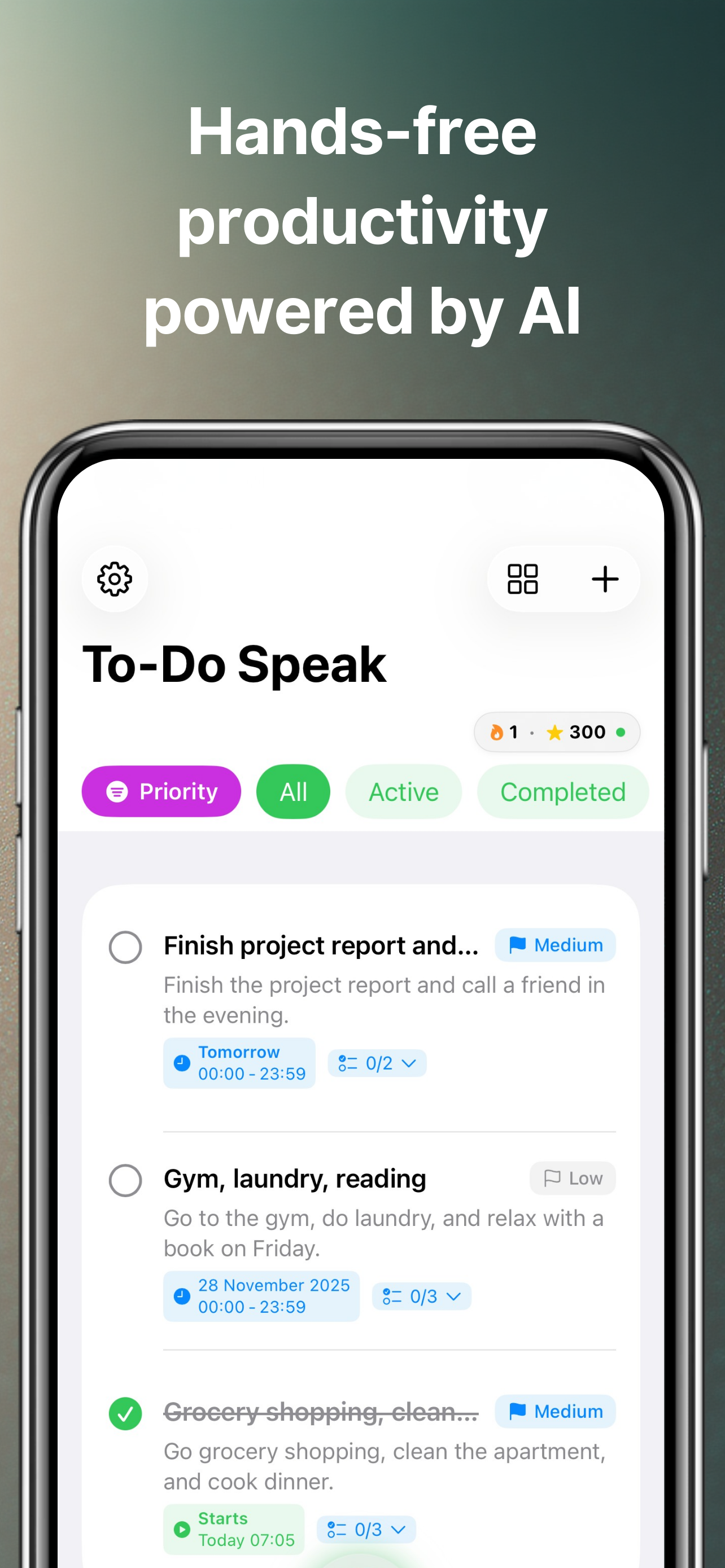 To-Do Speak AI: Voice Tasks screenshot 3