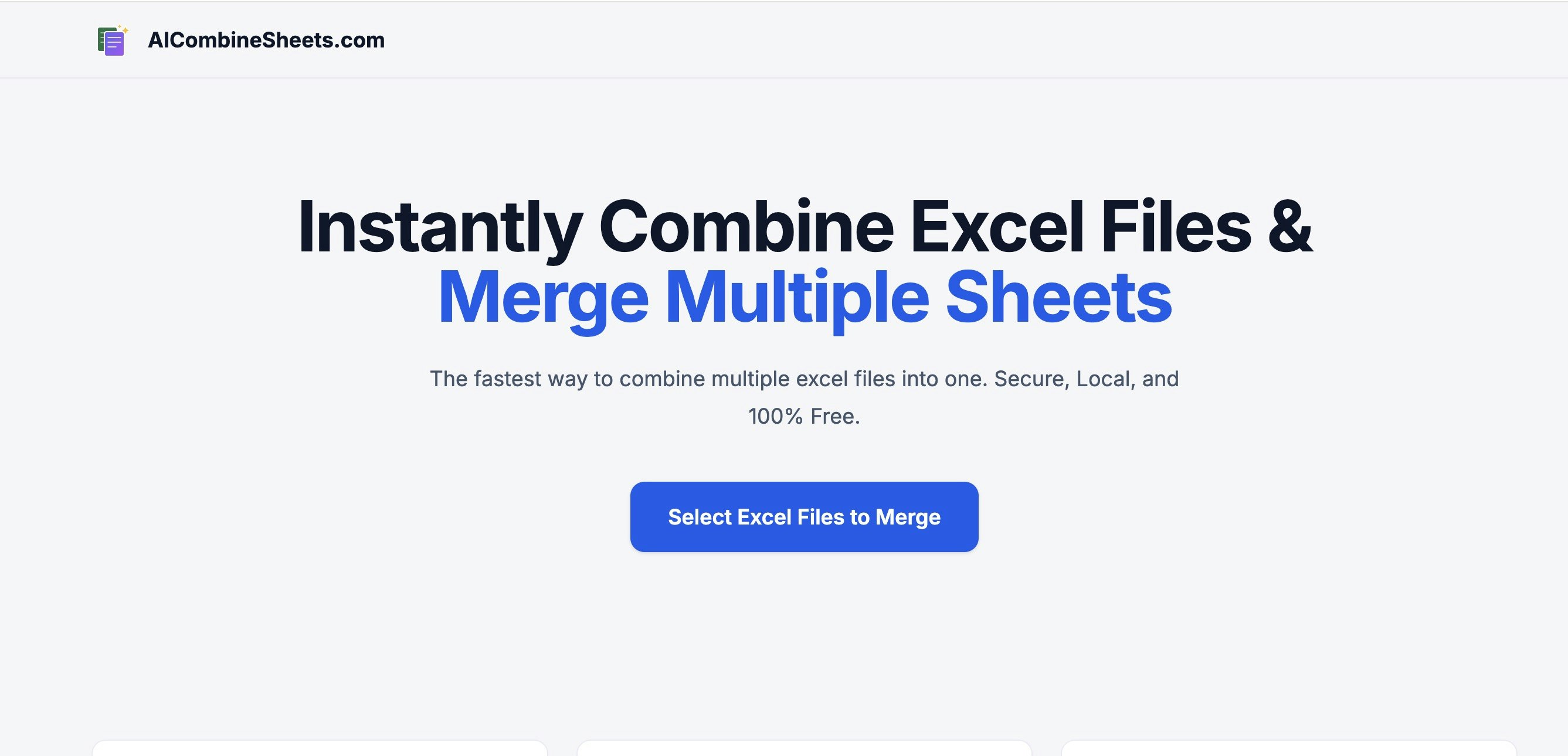 AI Combine Sheets