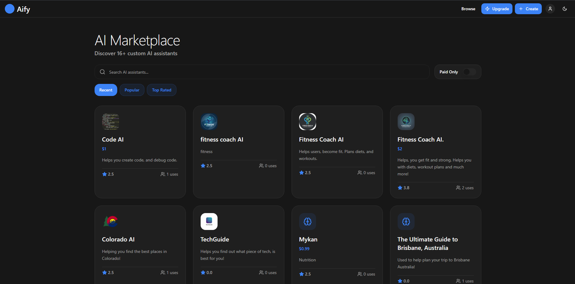Aify screenshot 2